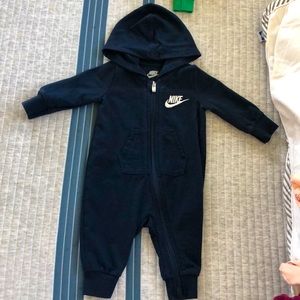 Navy Nike onesie